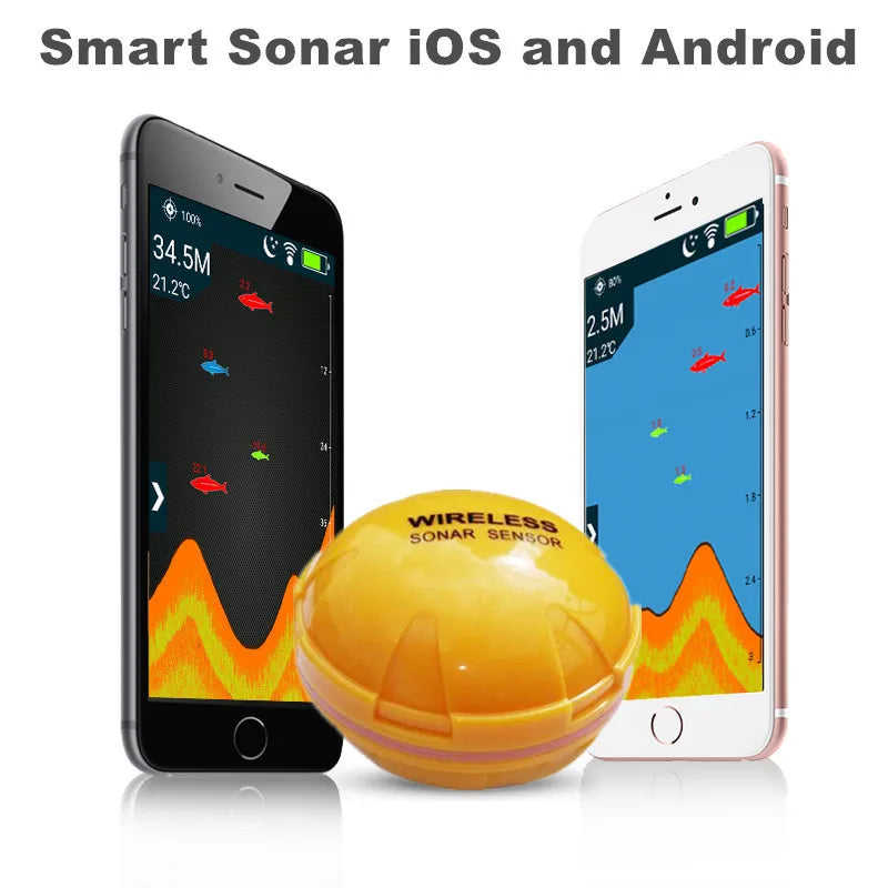 HD Wireless Smart Sonar Fish Finder with Bluetooth LCD Display Nova Fishing & Outdoors